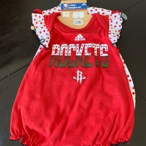 Girls NBA Rockets Onsie